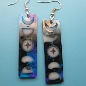 Moon Phase Witch Earrings